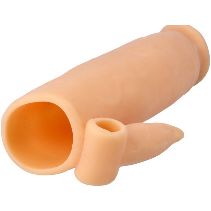 Set Manson prelungitor realist pentru penis, Virgite, TPE, +3,5 cm