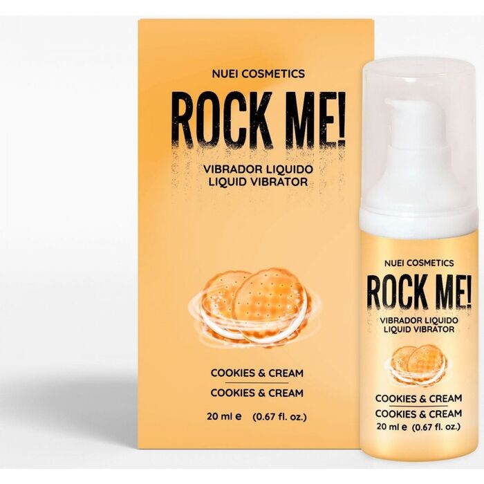 Gel Stimulator NUEI COSMETICS "Rock me! Cookies & Cream Liquid Vibrator" 20 ml