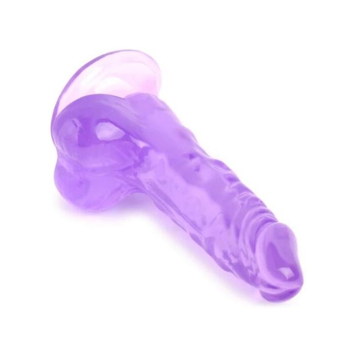 Mini dildo VSCNOVELTY Crystal Jellies violet ventoza baza harness compatibil