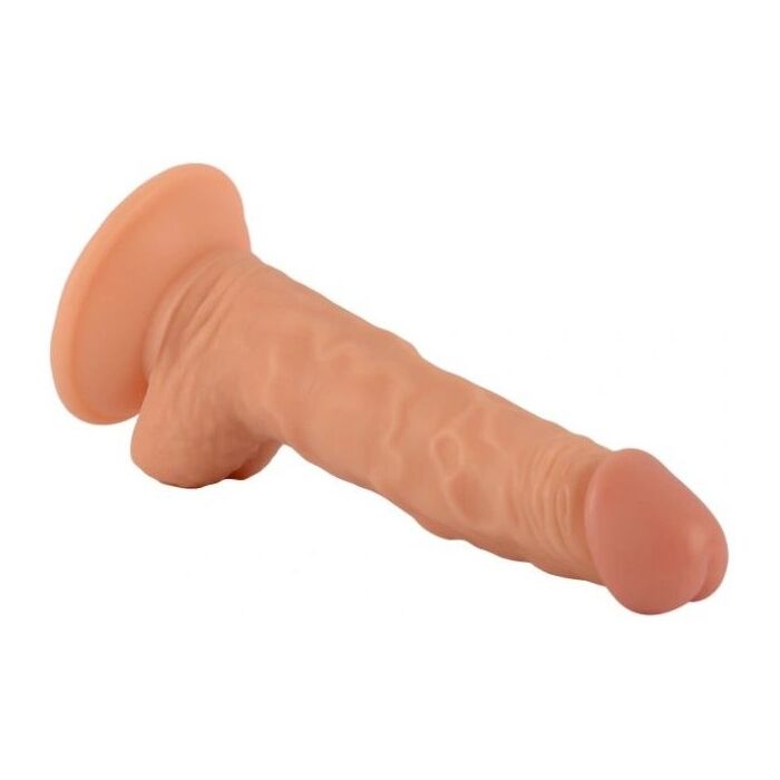 Dildo Realistic Mr Rude 20cm x 4cm, Piele naturala cu scrot