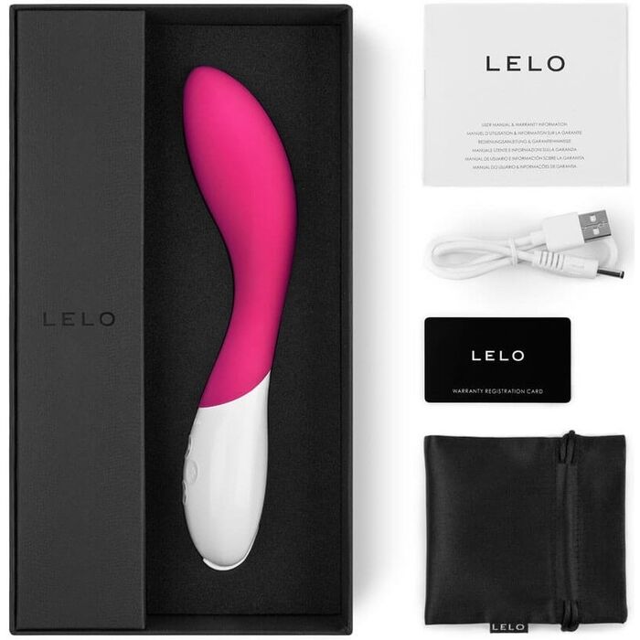Vibrator de Lux LELO »MONA 2« 20 cm - Rosu
