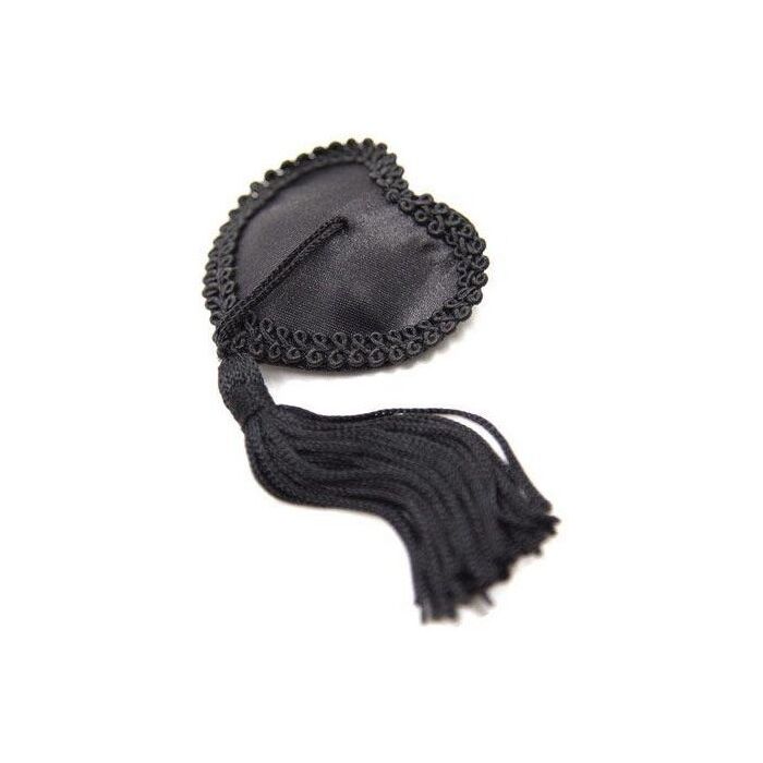Ornamente Sfarcuri Red Heart Nipple Pasties cu Ciucuri - Negre