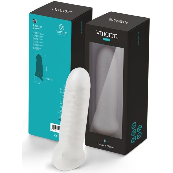 Prelungitor Penis Virgite »Realistic Sleeve« 18 cm