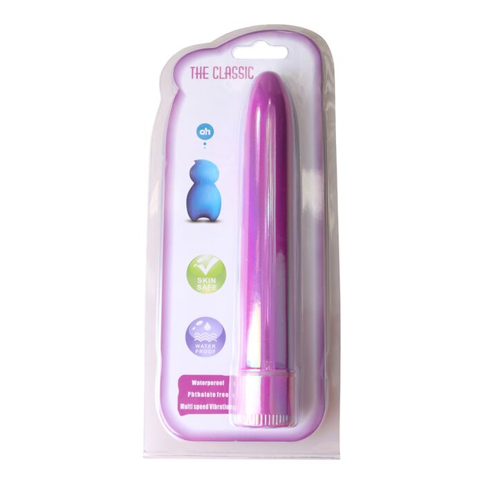 Vibrator Classic Purple, EasyToys, 18cm