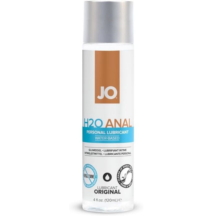 JO H2O Anal Original 133 ml lubrifiant anal pe baza de apa produs principal