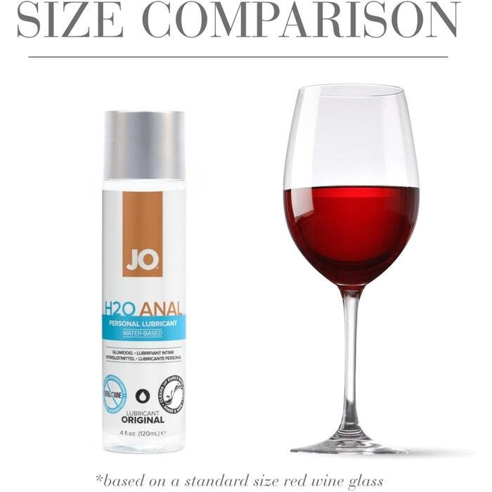 JO H2O Anal Original 133 ml alunecare neteda maturoasa compatibil jucarii prezervative
