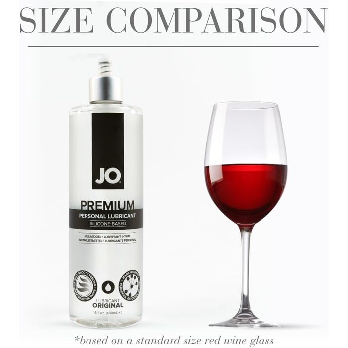Lubrifiant siliconic JO Premium Original 480ml