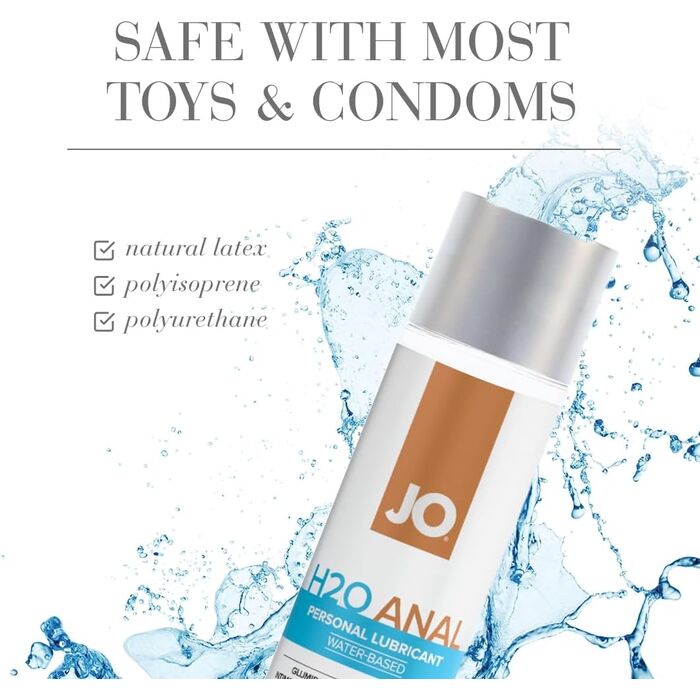 JO H2O Anal Original 236 ml textura neteda non-lipicioasa curatare usoara cu apa