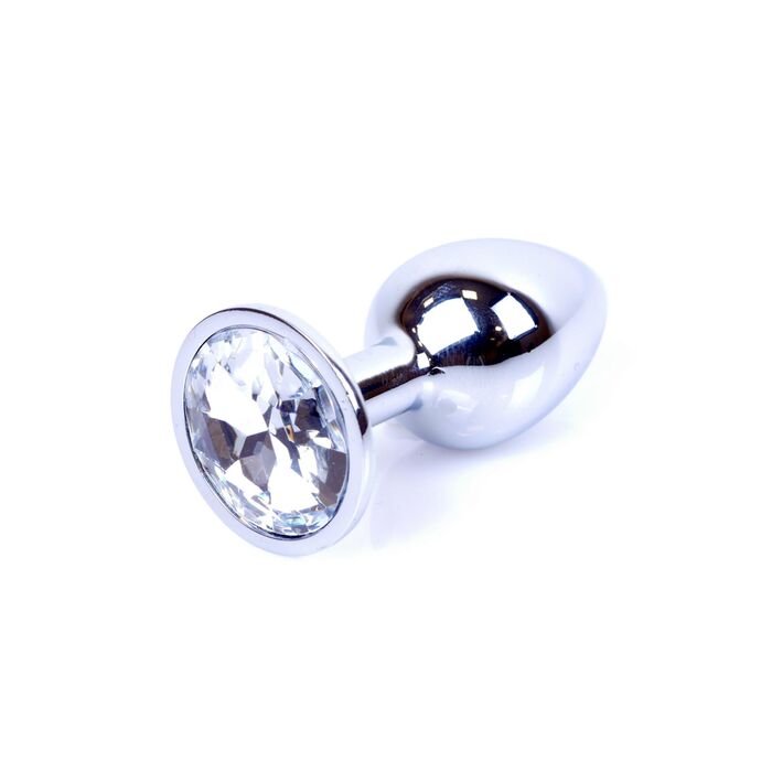 Plug Jewellery Silver, cristal transparent - cutie B-Series Butt Plug Collection, fata