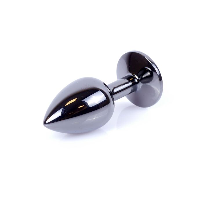 Plug Jewellery Dark Silver Pink, vedere din unghi cu suprafata oglinda