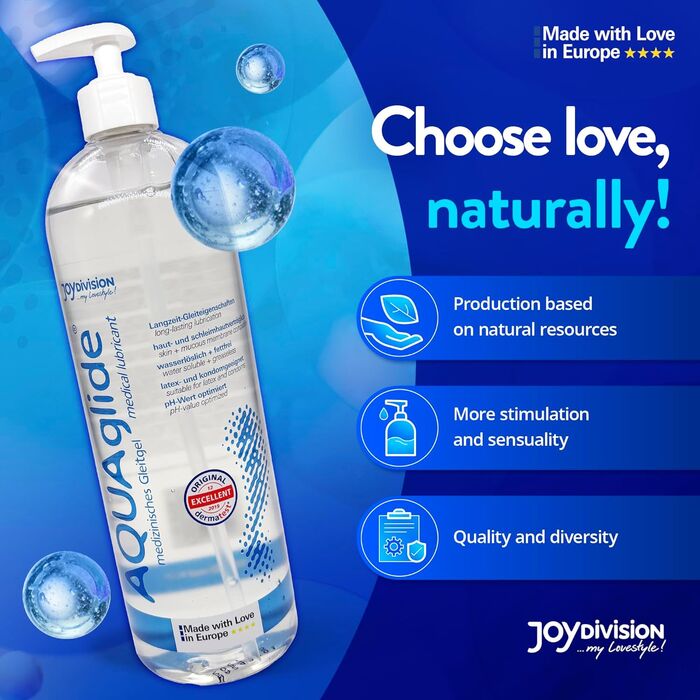 Lubrifiant JoyDivision "AQUAglide" 1000 ml