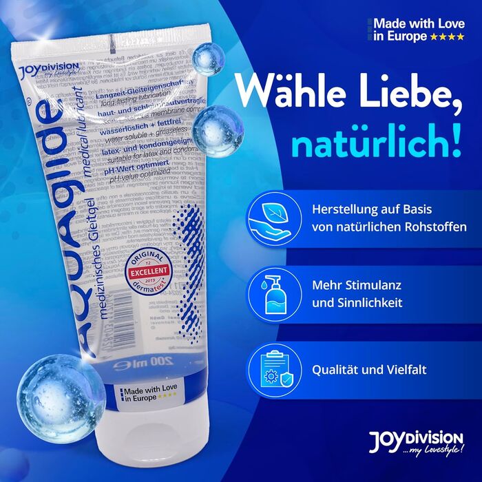 Lubrifiant JoyDivision "AQUAglide" 200 ml