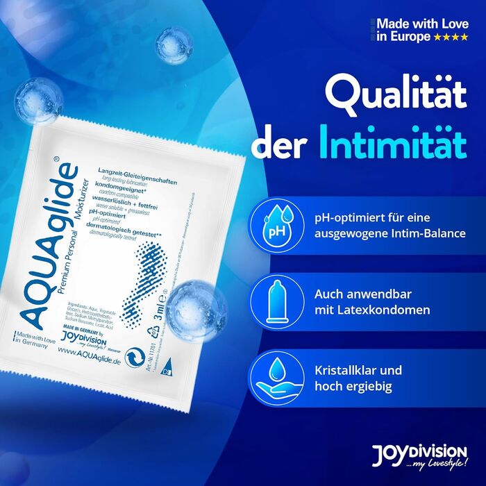 Lubrifiant Joydivision "Aquaglide" 50 bucati - 150 ml