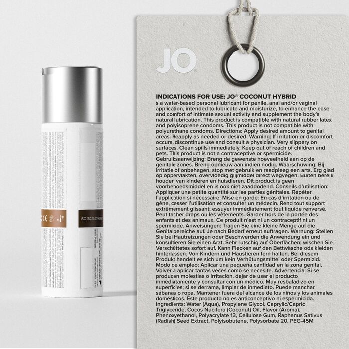 Lubrifiant JO Coconut Hybrid Original 120ml