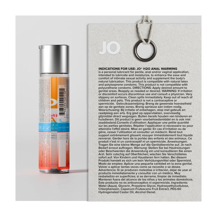 JO H2O Anal Warming 133 ml ambalaj System JO SUA