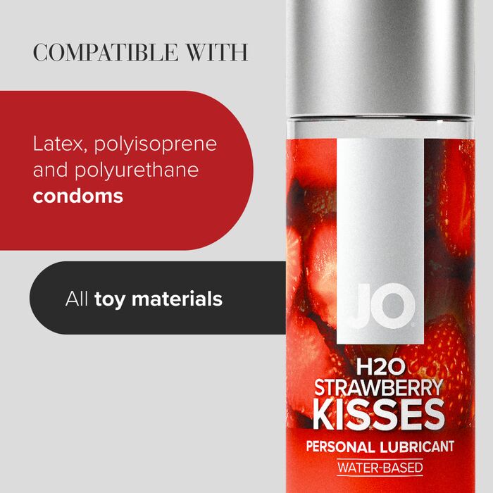 Lubrifiant JO H2O Strawberry Kiss 30ml