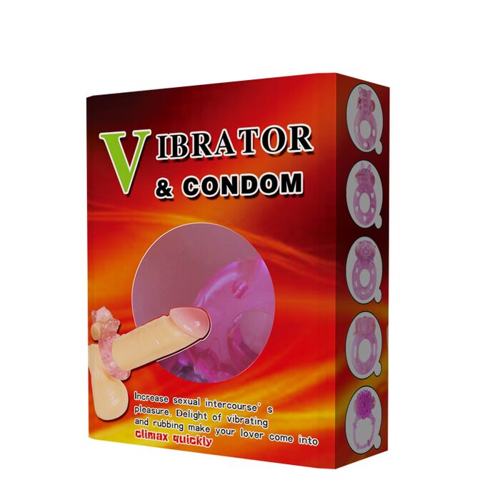 Inel Penis cu vibrator Baile Cockring - roz