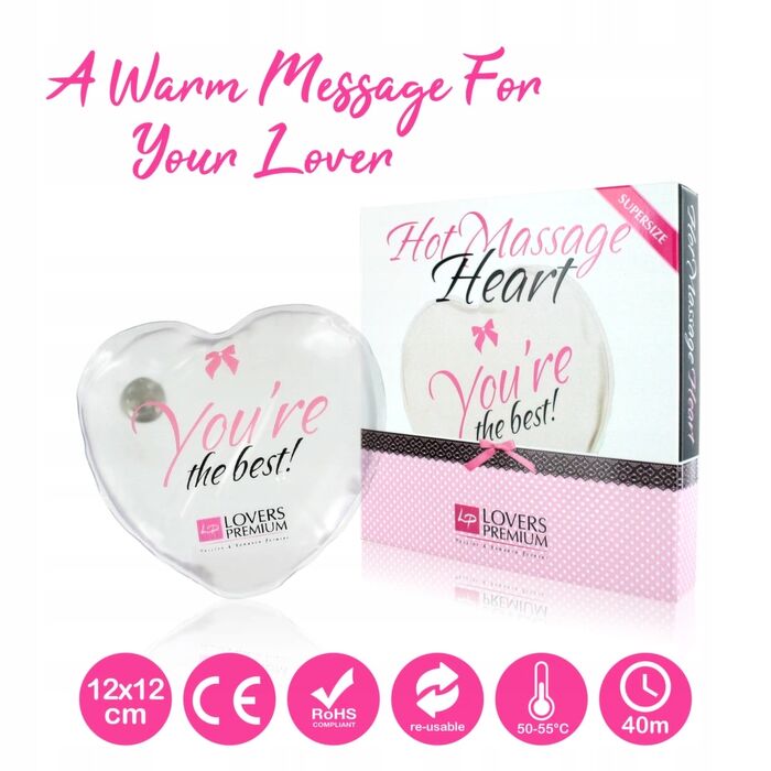 Inima incalzitoare Loverspremium Hot Massage Heart XL