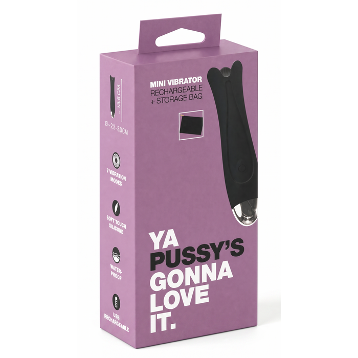 Vibrator 13,5 cm Negru 7 Moduri Vibratie