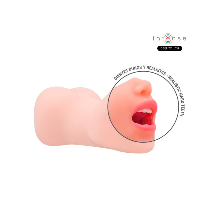 Masturbator Intense Deep Touch Riley Double Mouth Vagina - 19 cm