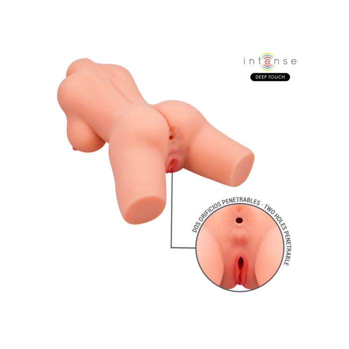 Papusa sexuala Intense Deep Touch Jesse Torso Double Vagina Anus - 25 cm