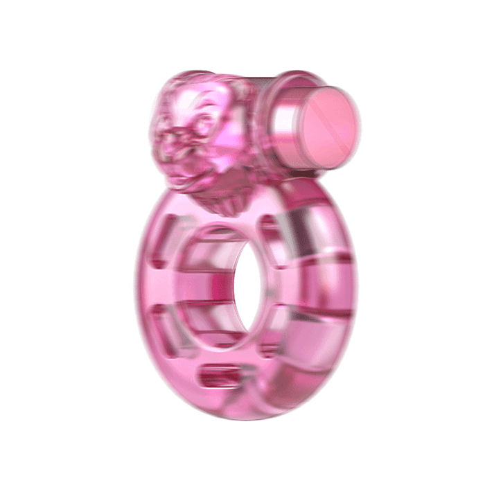 Inel Penis cu vibrator Baile Cockring - roz