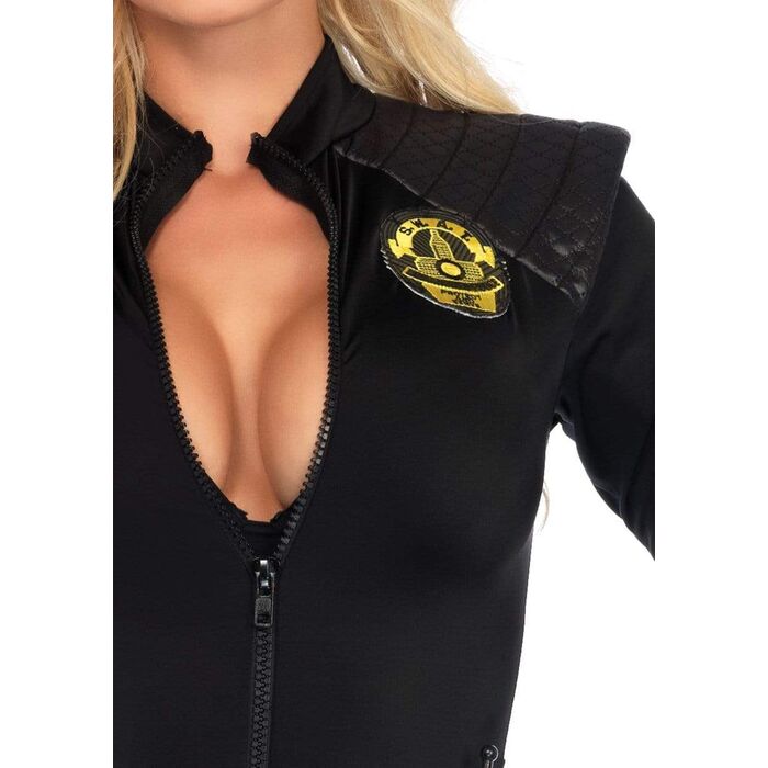 Costum Body, Leg Avenue, SWAT Politia Los Angeles, negru