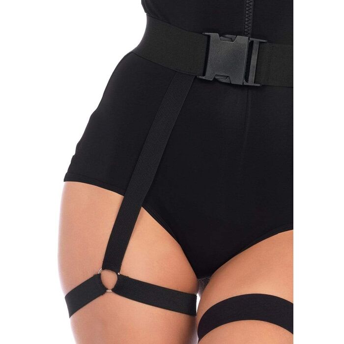 Costum Body, Leg Avenue, SWAT Politia Los Angeles, negru