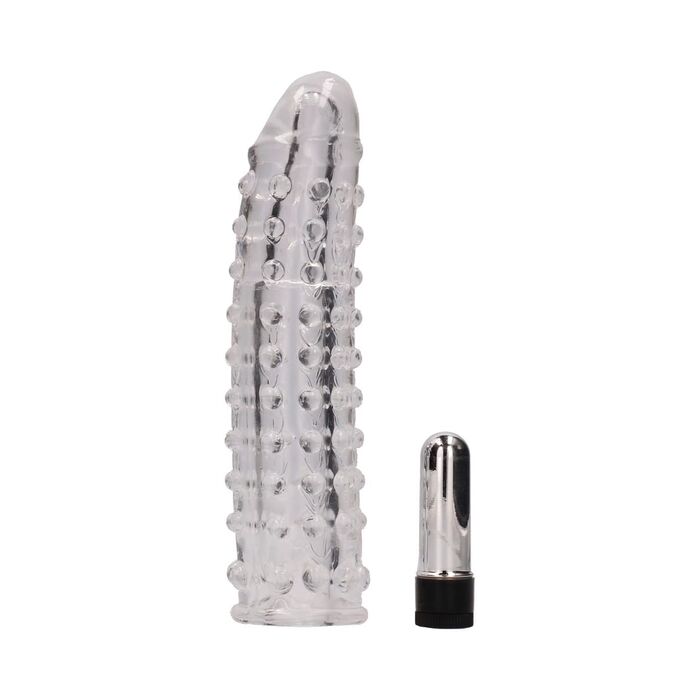 Set Manson prelungitor pentru penis cu proeminente si vibrator