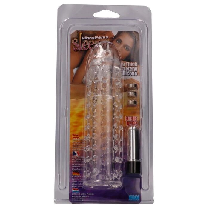 Set Manson prelungitor pentru penis cu proeminente si vibrator