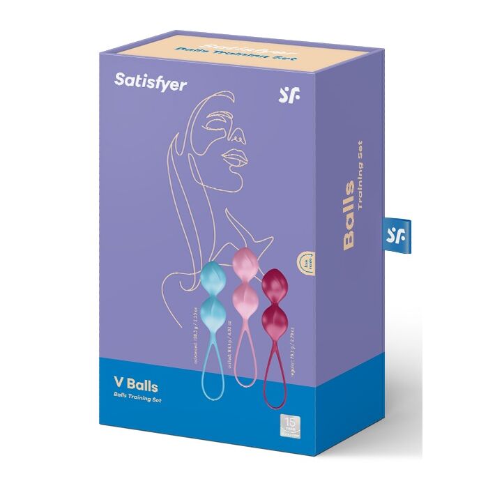 Set 3 Bile Vaginale Exercitii Kegel Satisfyer »Ben Wa Balls«