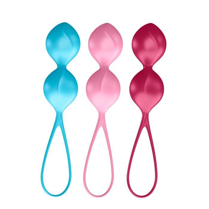 Set 3 Bile Vaginale Exercitii Kegel Satisfyer »Ben Wa Balls«