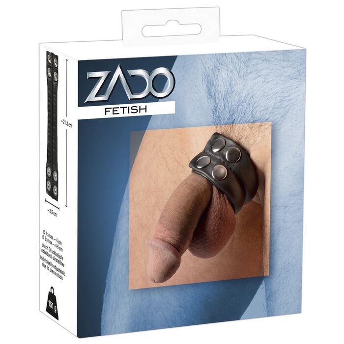Inel Penis "Zado" 21,3 cm - Negru