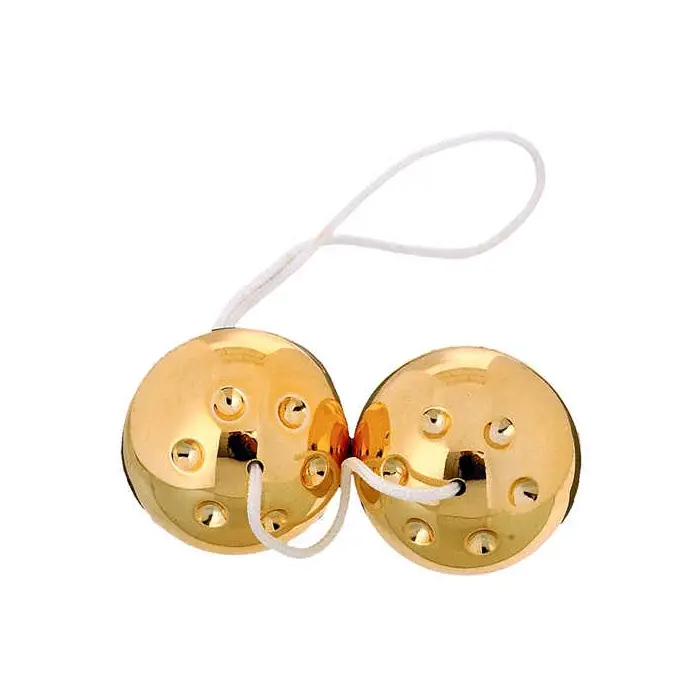 Bile Vaginale Kegel Seven Creations "Gold" 9,1 cm - Galben_2