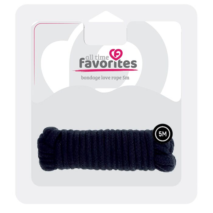 Sfoara Bondage All Time Favorites 5 Metri - Negru_1