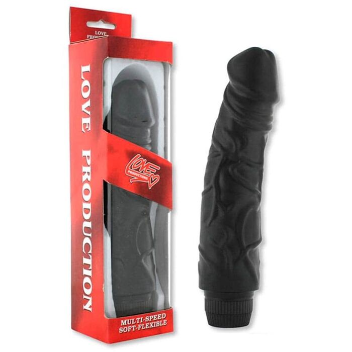 Vibrator negru Seven Creations, Perfect Pleasure, 22 cm