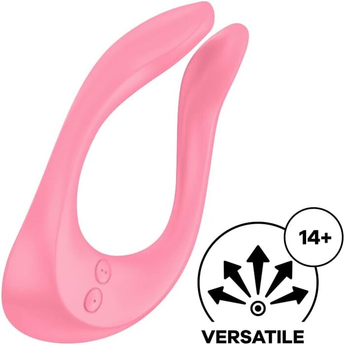 Satisfyer - Stimulator multifuncțional pentru cupluri, Partner Multifun 1 - Roz