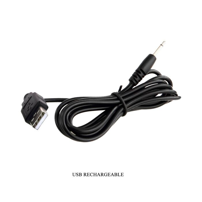 Vibrator iepuras Super Soft Silicone, Prescott, Turcoaz, 7 Vibratii- cablu incarcare USB