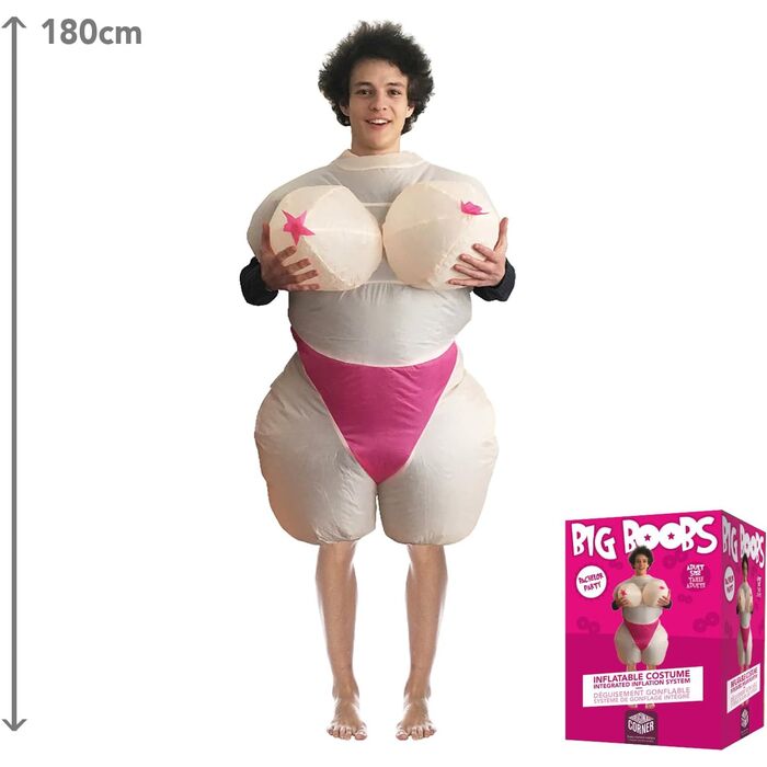 Costum gonflabil AirSuit cu sani XXL, sistem de umflare inclus, creat de OriginalCup