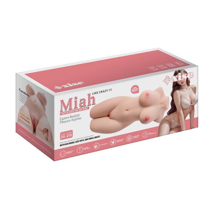 Papusa sexuala din Silicon 3D Femeie Realistica Miah cu Bust Vagin si Anus, TPE, 55cm_5