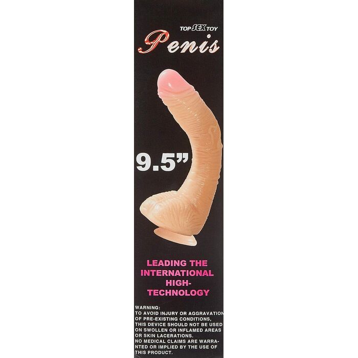 Vibrator XXL Realistic Baile »Curved« 27 cm - Natural