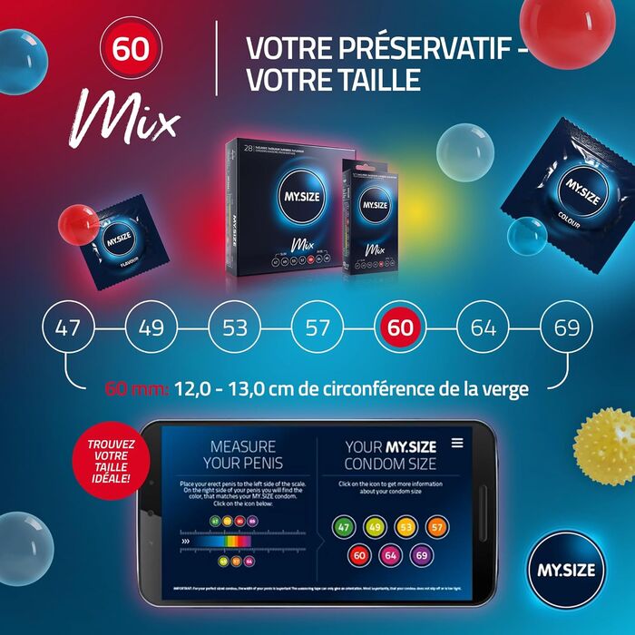 Prezervative MY.SIZE MIX Condoms 60 mm - 28 bucati_4