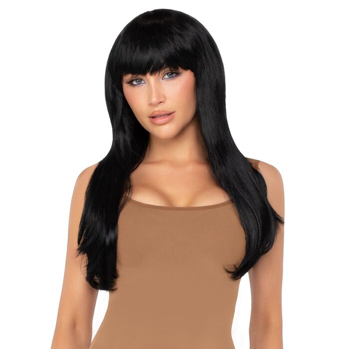 Peruca Leg Avenue Bangin Long Straight Wig Negru
