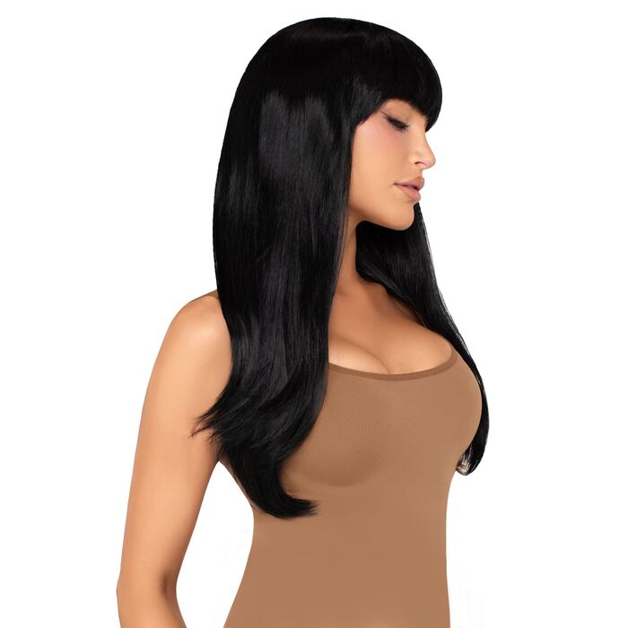Peruca Leg Avenue Bangin Long Straight Wig Negru