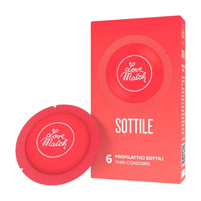 ​Prezervative Love Match Sottile, ultra subtiri, 6 buc.