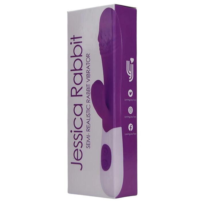 Vibrator Rabbit Jessica Semi-Realistic, 10 Vibratii