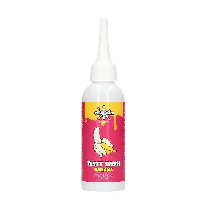 Sperma Artificiala cu Aroma Banane, Tasty Sperm, 80 ml - vedere frontala