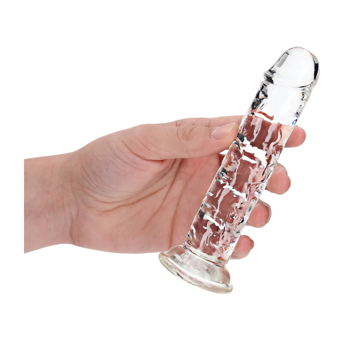 Dildo Realistic REALROCK Suction Cup - 16 cm, Transparent_1