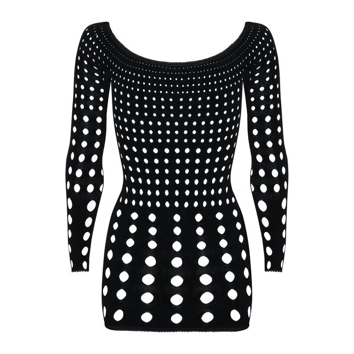 Rochie Neagra cu Decupaje Rocke, Obsessive, S-L