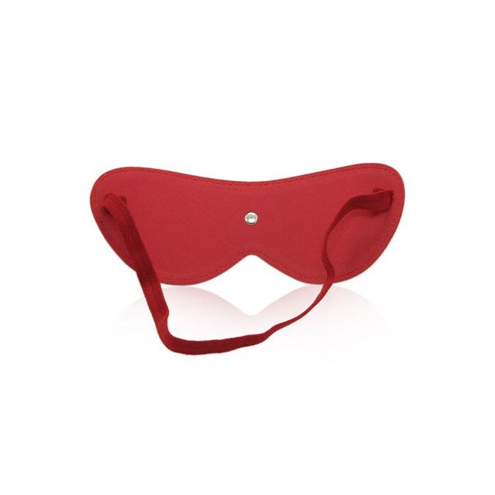 Masca Ochi din Piele Rosie - pentru jocuri fetish